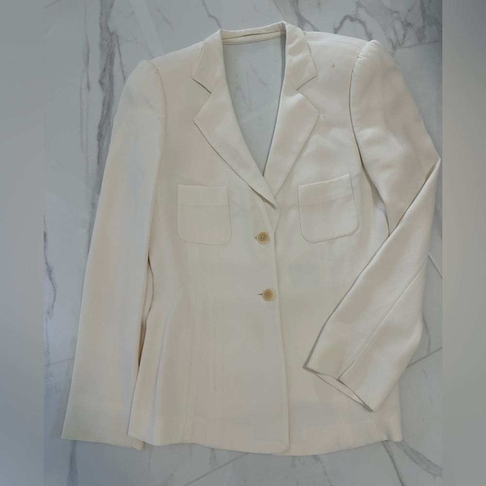 Giorgio Armani Off-White Women's Blazer
